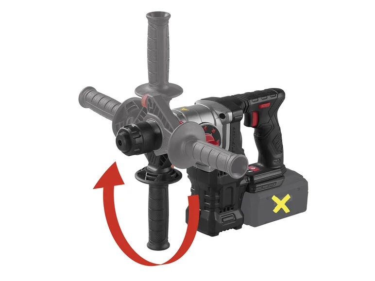 PARKSIDE PERFORMANCE® Perforateur-burineur sans fil PKHAP 20-Li C3. sans batterie ni chargeur. 20 V