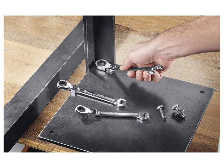 PARKSIDE® Set de 5 clés mixtes à cliquet