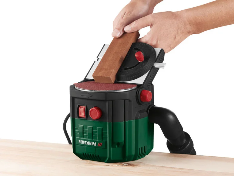 PARKSIDE® Ponceuse à disque PTSG 140 D2. 6 papiers abrasifs inclus