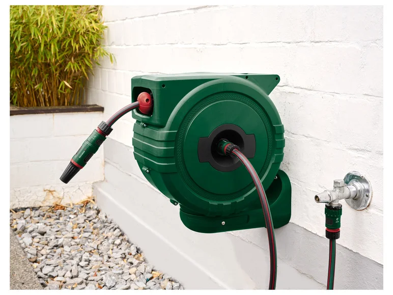 PARKSIDE® Enrouleur de tuyau mural. 25 m