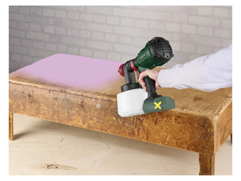 PARKSIDE® Pistolet à peinture sans fil PFSA 20-Li C3. 20 V