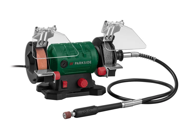 PARKSIDE® Touret à meuler double avec arbre flexible PDFW 120 B3. 120 W