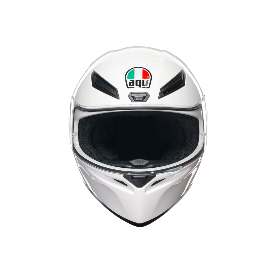 K1 S WHITE - MOTORBIKE FULL FACE HELMET E2206