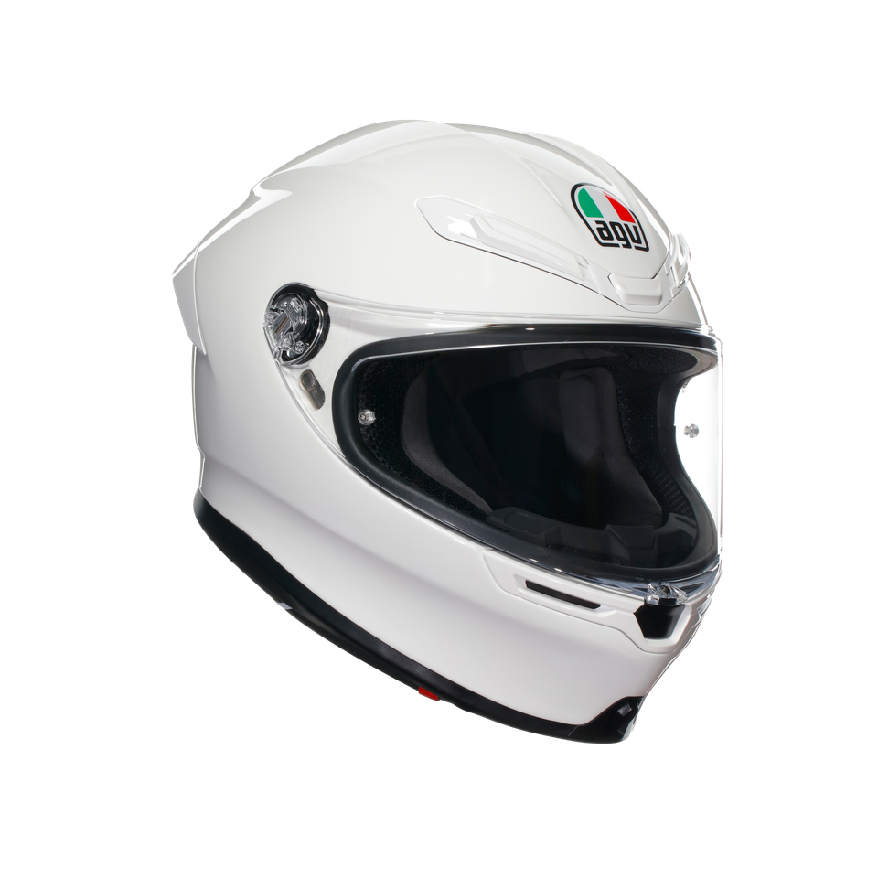 K6 S WHITE - MOTORBIKE FULL FACE HELMET E2206