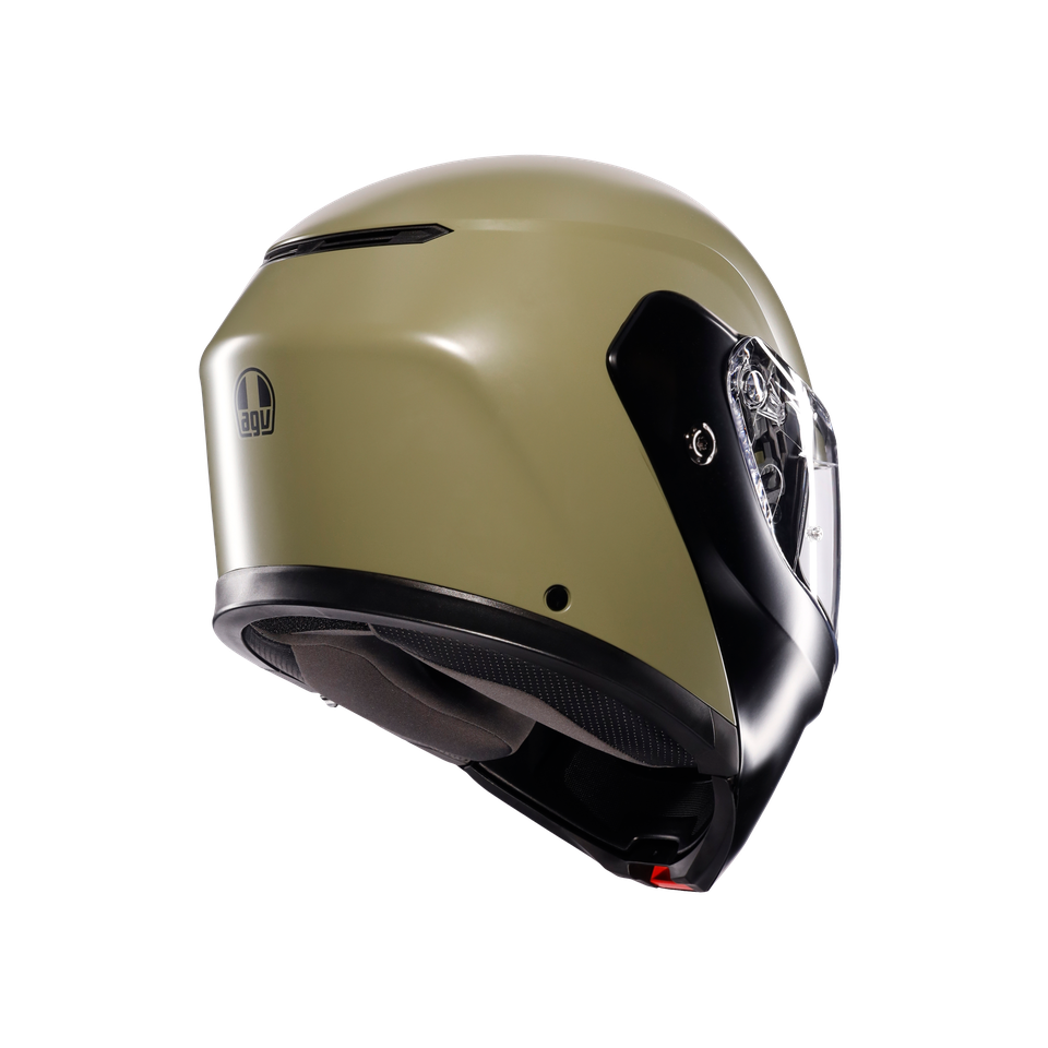 STREETMODULAR MONO MATT PASTELLO GREEN/BLACK - MOTORBIKE FLIP UP HELMET E2206