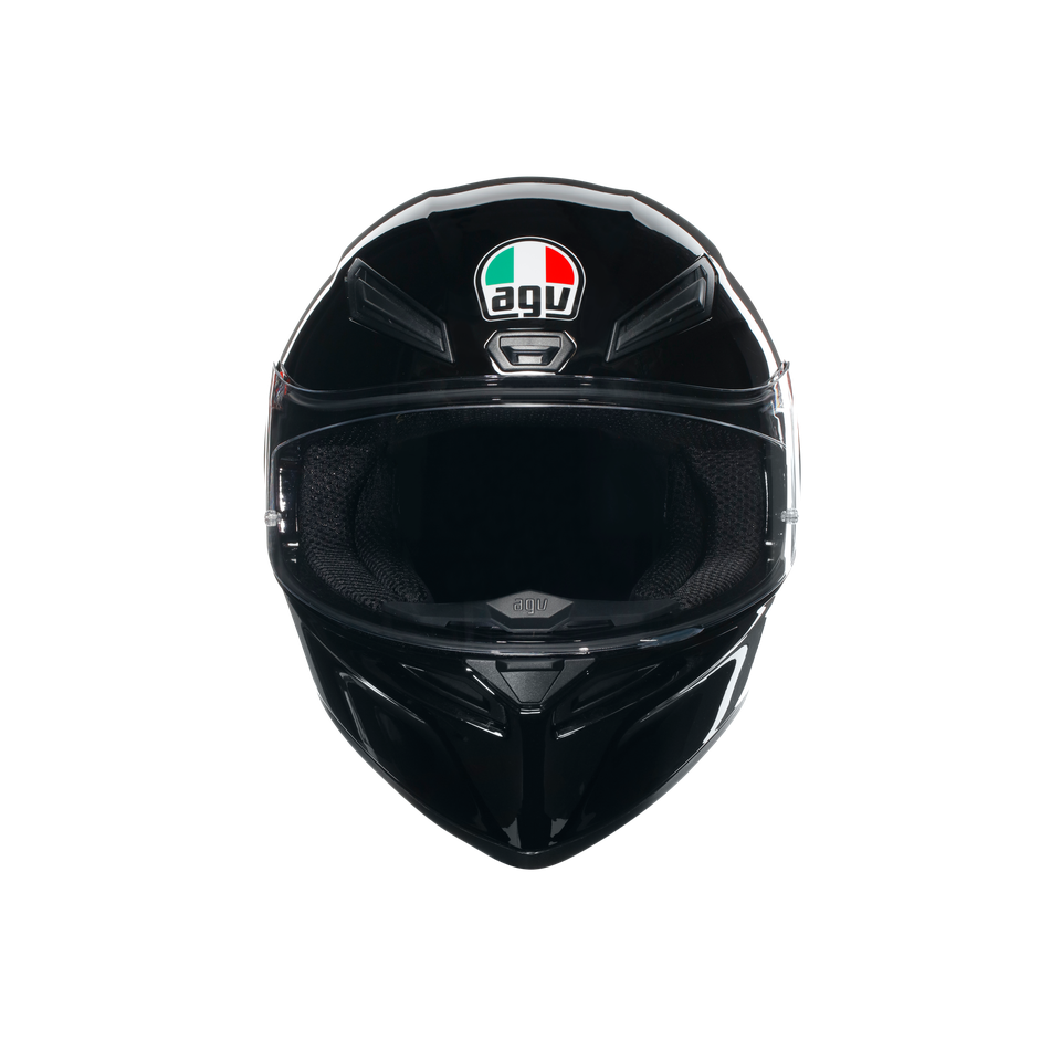 K1 S BLACK - MOTORBIKE FULL FACE HELMET E2206