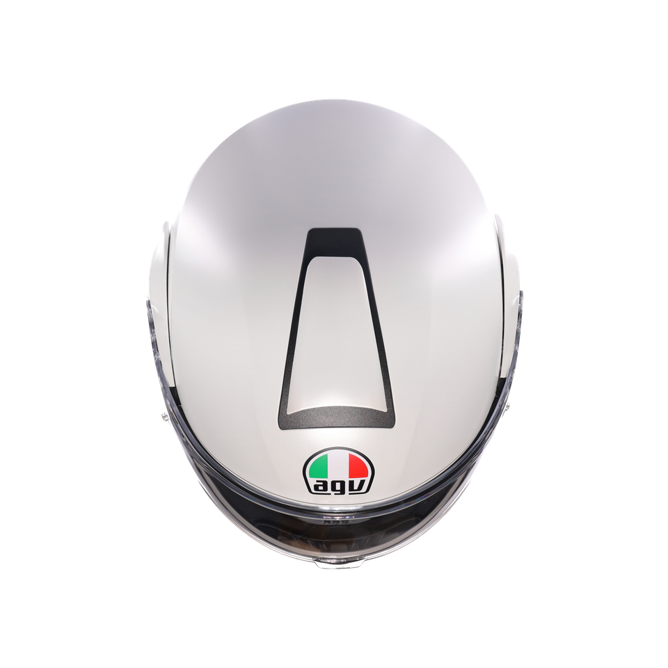 STREETMODULAR MONO MATT BLACK MATERIA WHITE - MOTORBIKE FLIP UP HELMET E2206