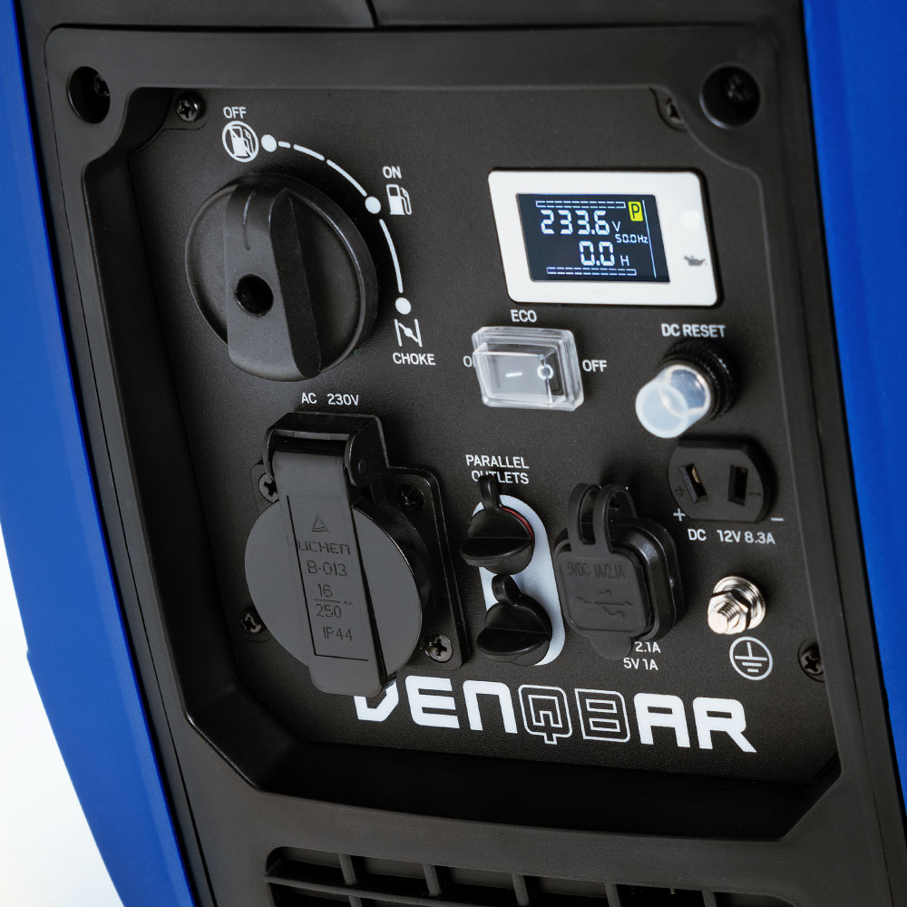 BUNDLE: 2 X 2.1 KW INVERTER GENERATOR DQ-2100 + CABLE FOR PARALLEL CONNECTION