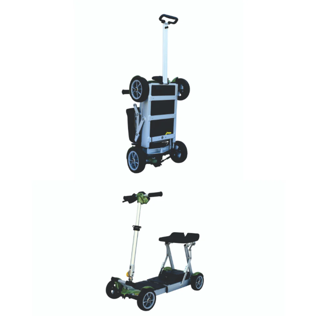 EV Rider Gypsy Q2 Ultralight Collapsible 4-Wheel Mobility Scooter - Airline Travel Scooter