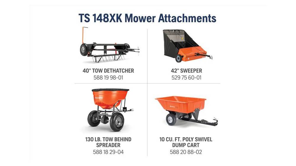 Husqvarna TS 148XK Riding Lawn Mower