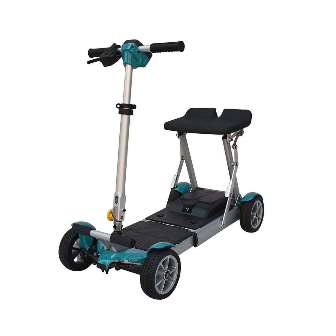 EV Rider Gypsy Q2 Ultralight Collapsible 4-Wheel Mobility Scooter - Airline Travel Scooter