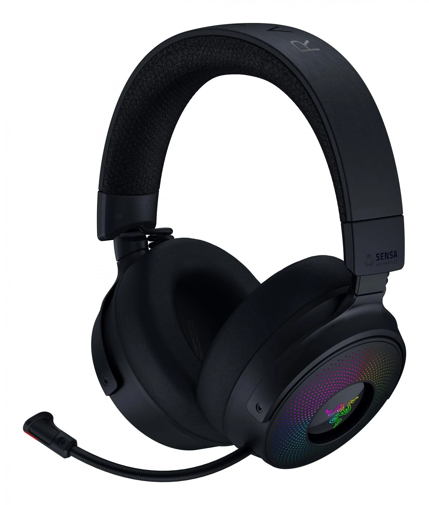 Razer – Kraken V4 Pro Black – Trådløst RGB Gaming Headset (Wireless & Kabel)