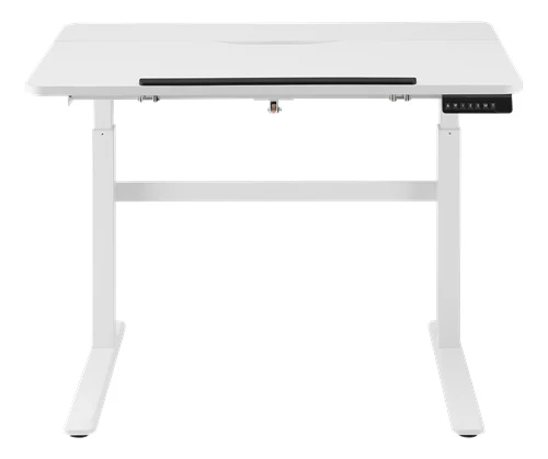 DELTACO Office Premium Sidde/stå-skrivebord Stål Kontor