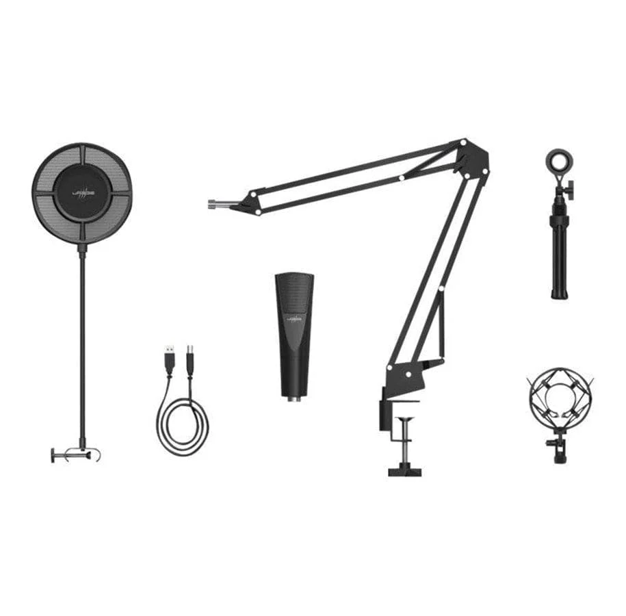 Hama Stream 800 HD Studio Schwarzes Mikrofon