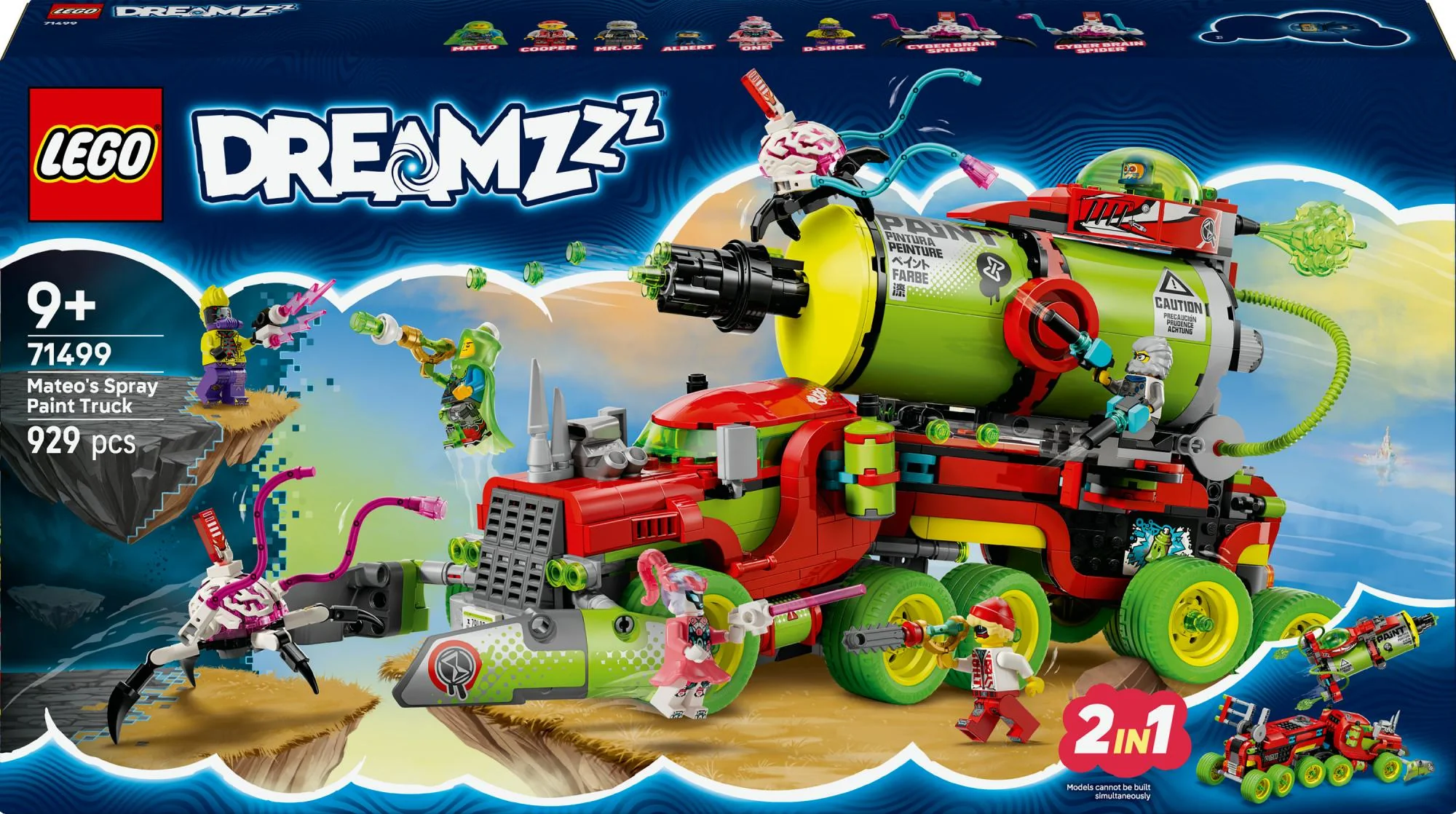 LEGO 71499 DREAMZz Mateo's Spray Can Truck