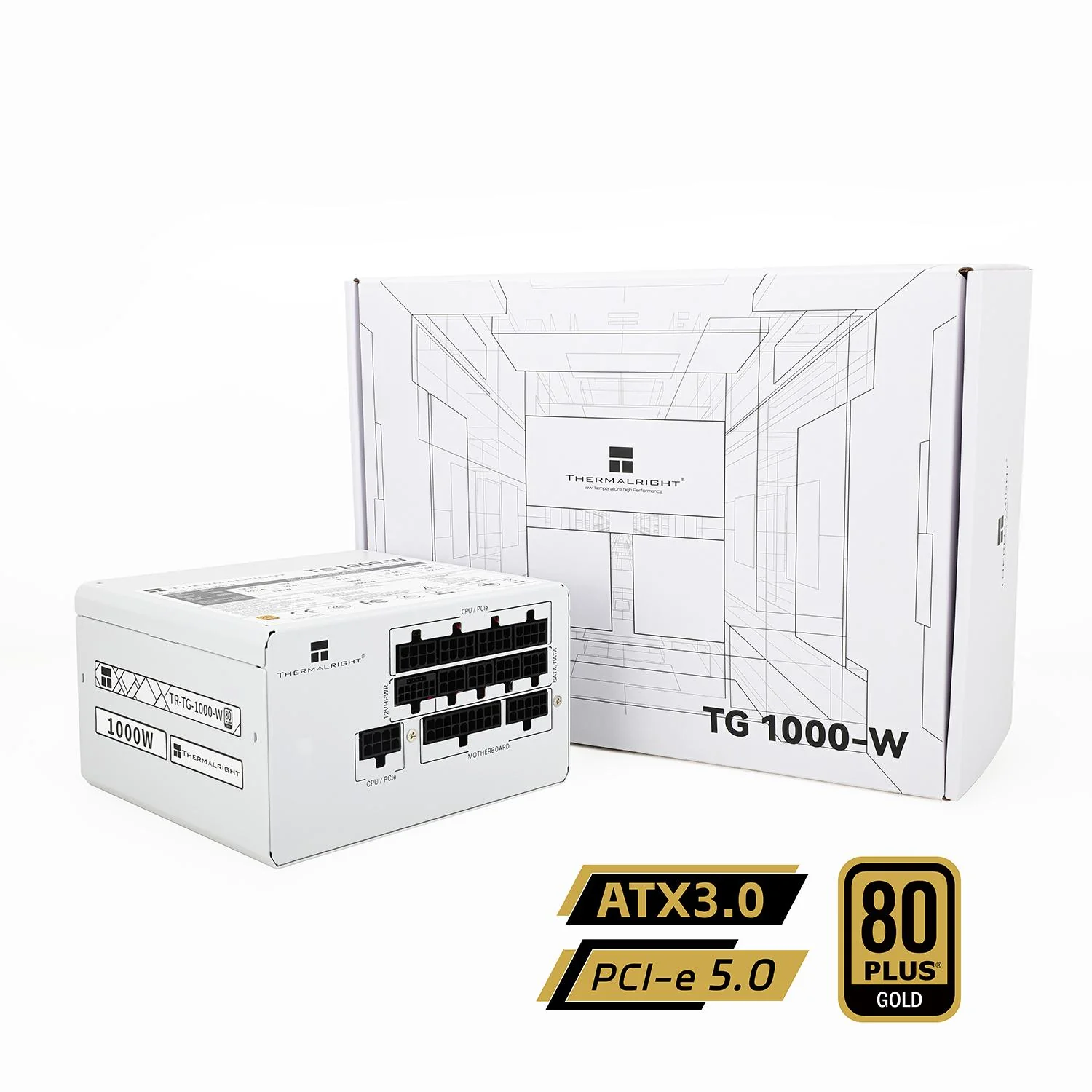 Thermalright TR-TP 1000-W White - PSU. 80+ Platinum