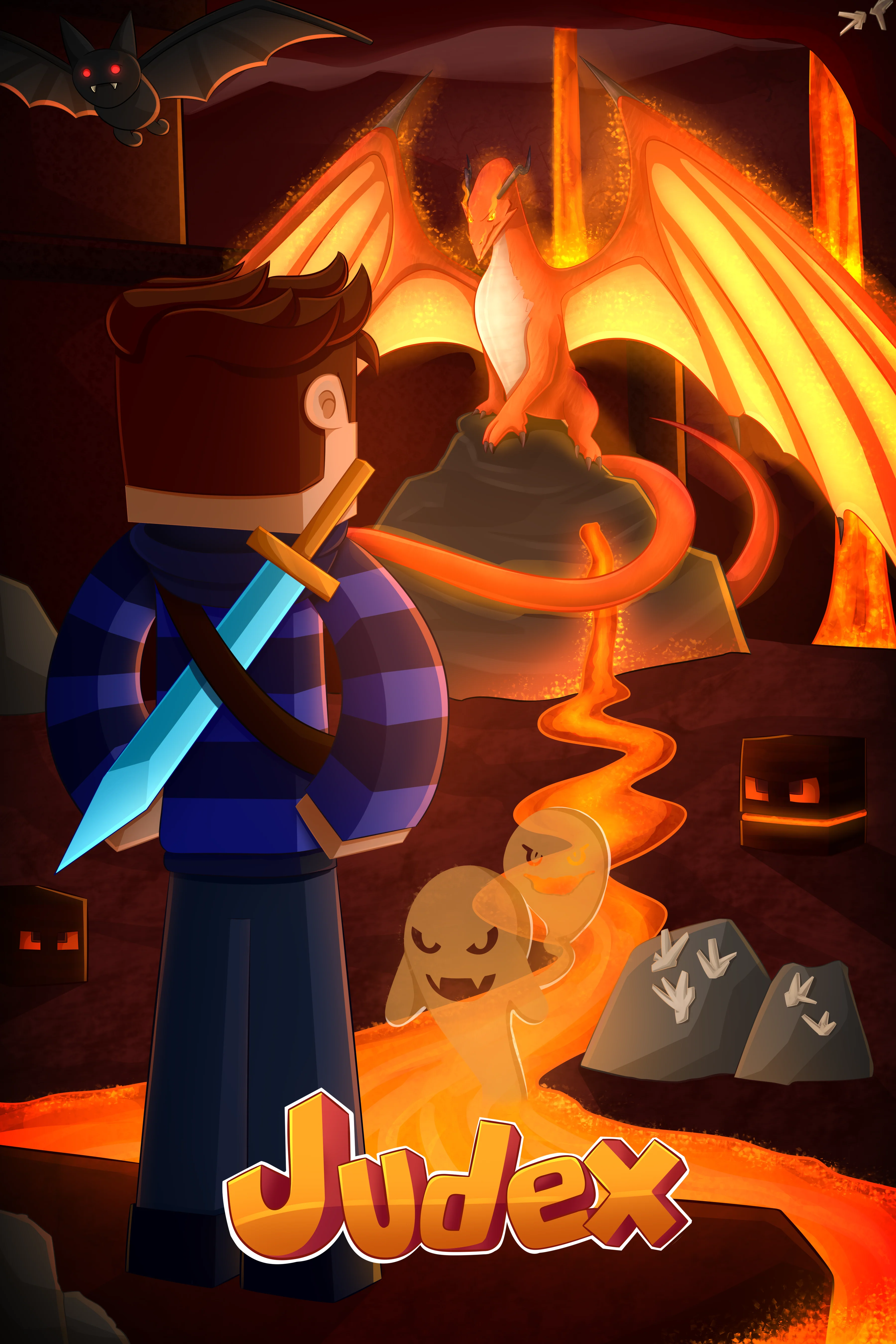 Judex Feuerdrache Poster