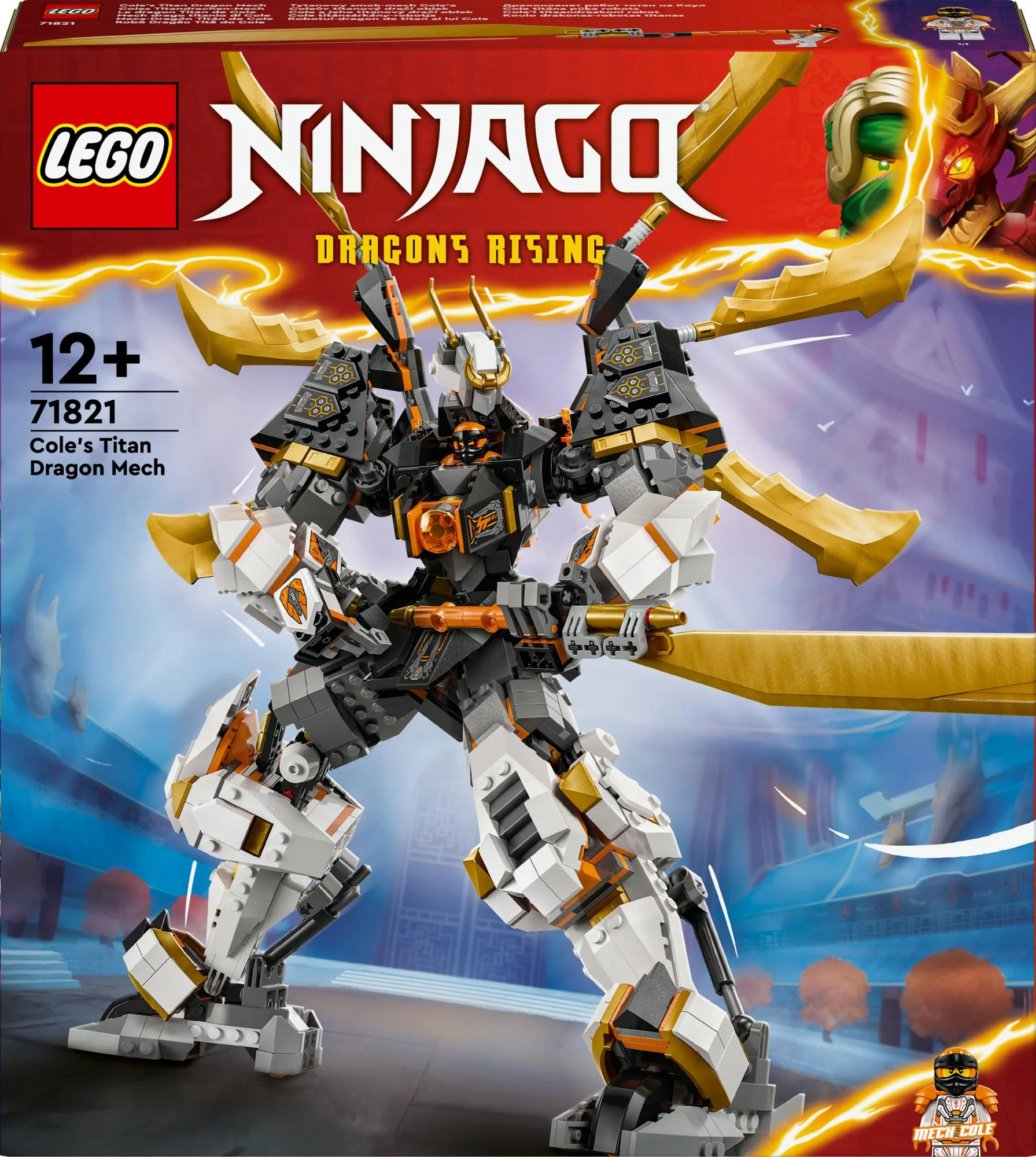 LEGO 71821 Ninjago Cole's Titan Dragon Mech
