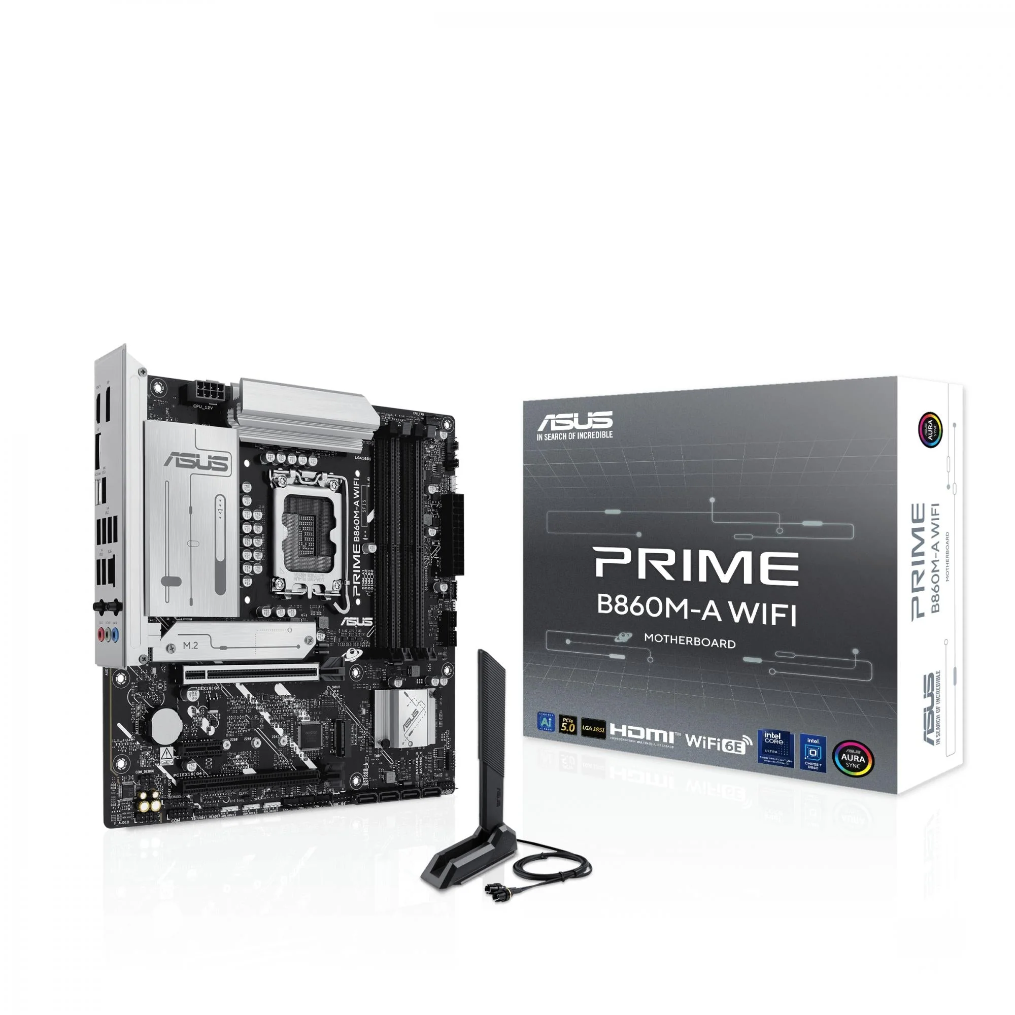 ASUS PRIME B860M-A WIFI (mATX. B860. LGA 1851. DDR5)