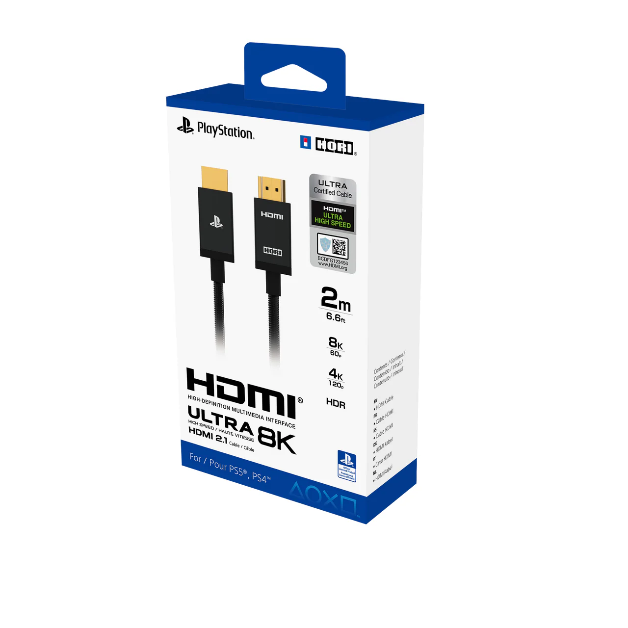 HORI 2 meter HDMI CABLE ULTRA HIGH SPEED