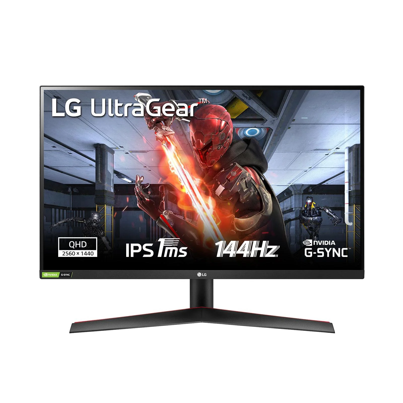 LG UltraGear 27GN800P-B – 27 Quad HD Gaming Skærm