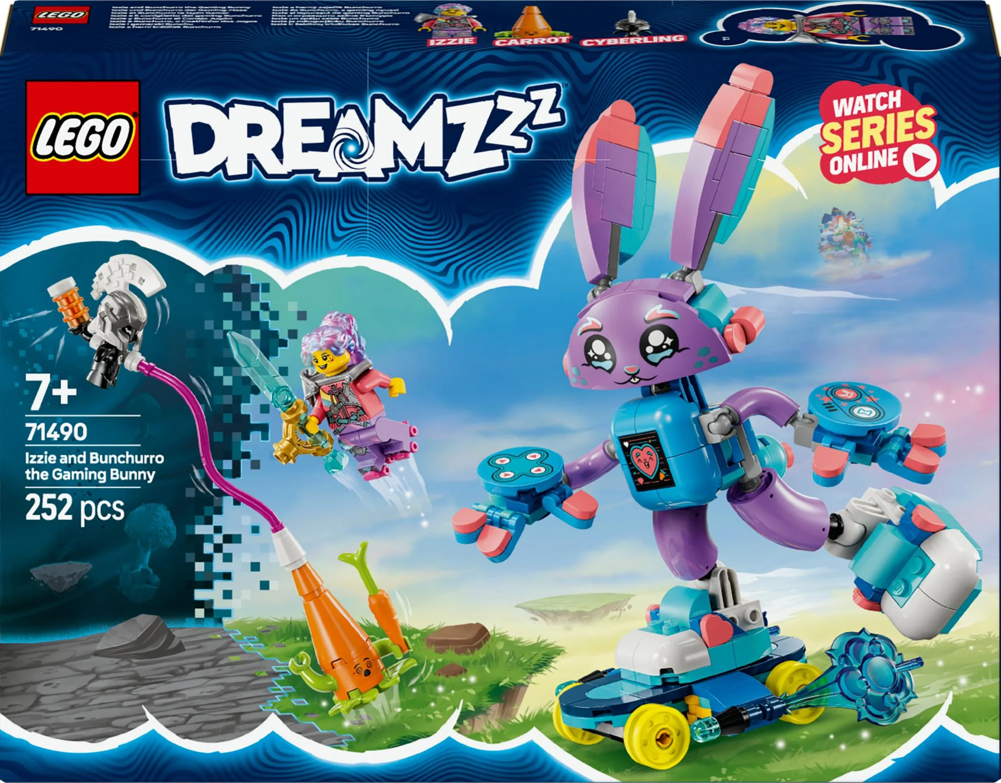 LEGO 71490 DREAMZzz Izzie and Bunchurro the Gaming Bunny