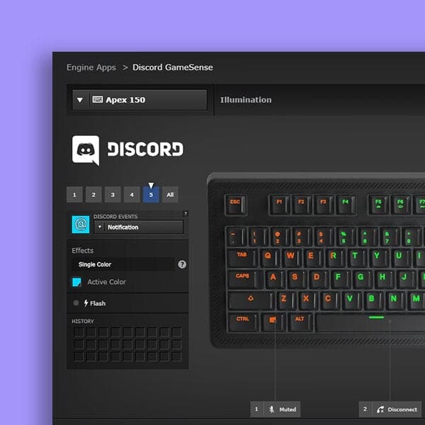 SteelSeries– Apex 150 Gaming-Tastatur Nordic