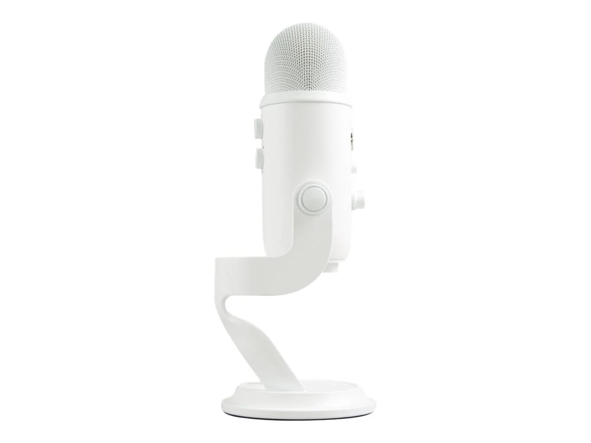 Blauer Mic Yeti – Weiß