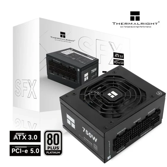 Thermalright TR-TPFX 750. 80+ Platinum modular PSU. SFX. Sort