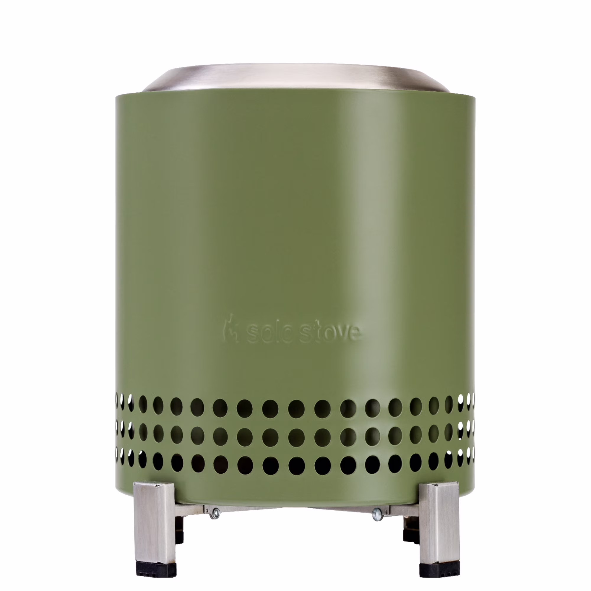 Solo Stove Mesa XL Tabletop Fire Pit with Stand | Low Smoke Outdoor Mini Fire for Urban & Suburbs | Fueled by Pellets or Wood, Stainless Steel, With Travel Bag, H: 8.6