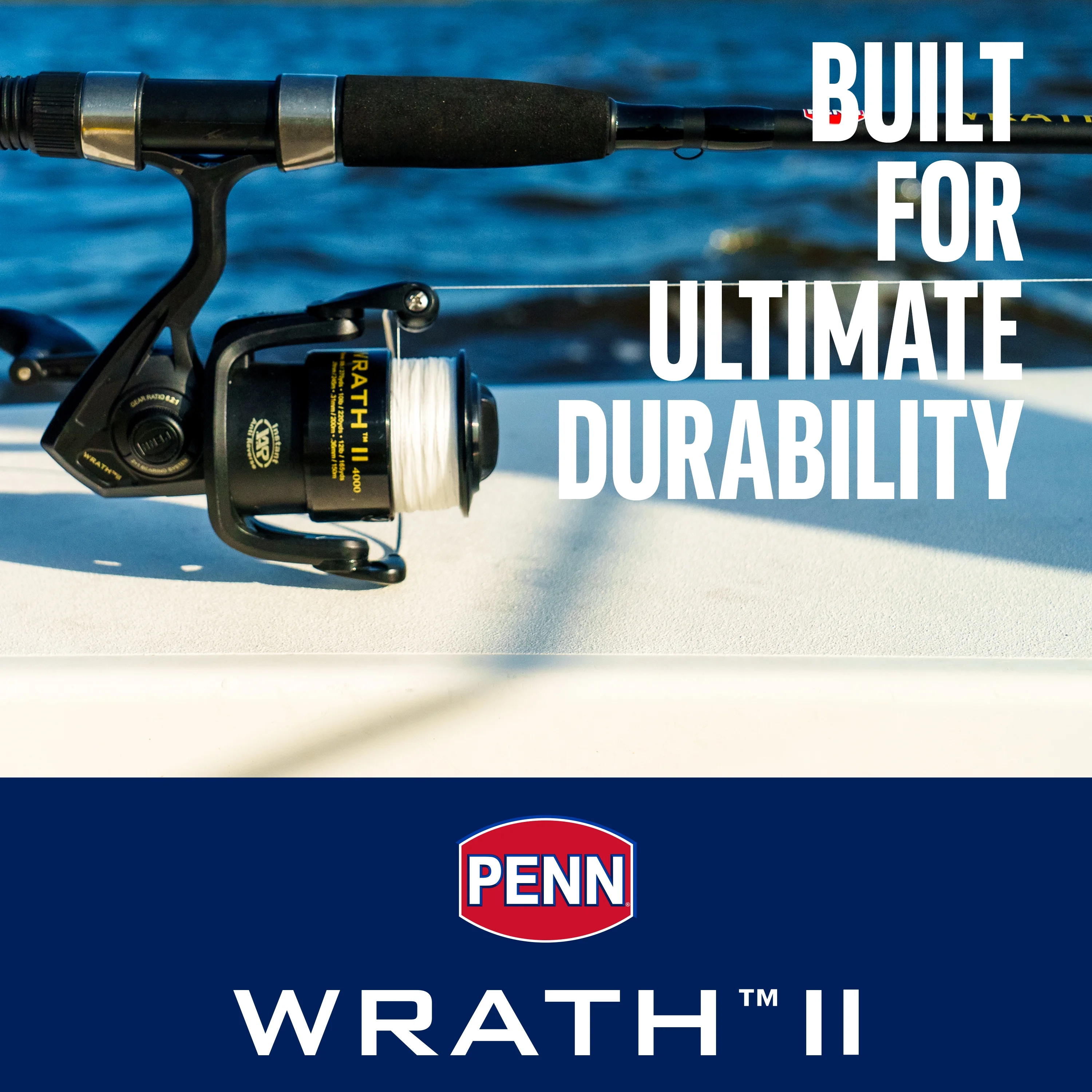PENN Wrath® II Spinning Combo, 6'6
