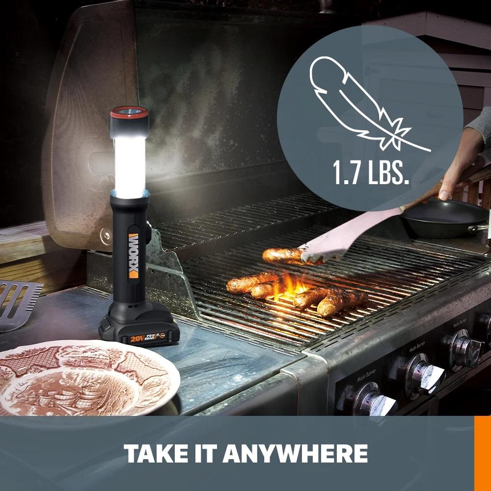 Worx WX027L.9 20V Power Share Multi-Function LED Flashlight (Tool Only)