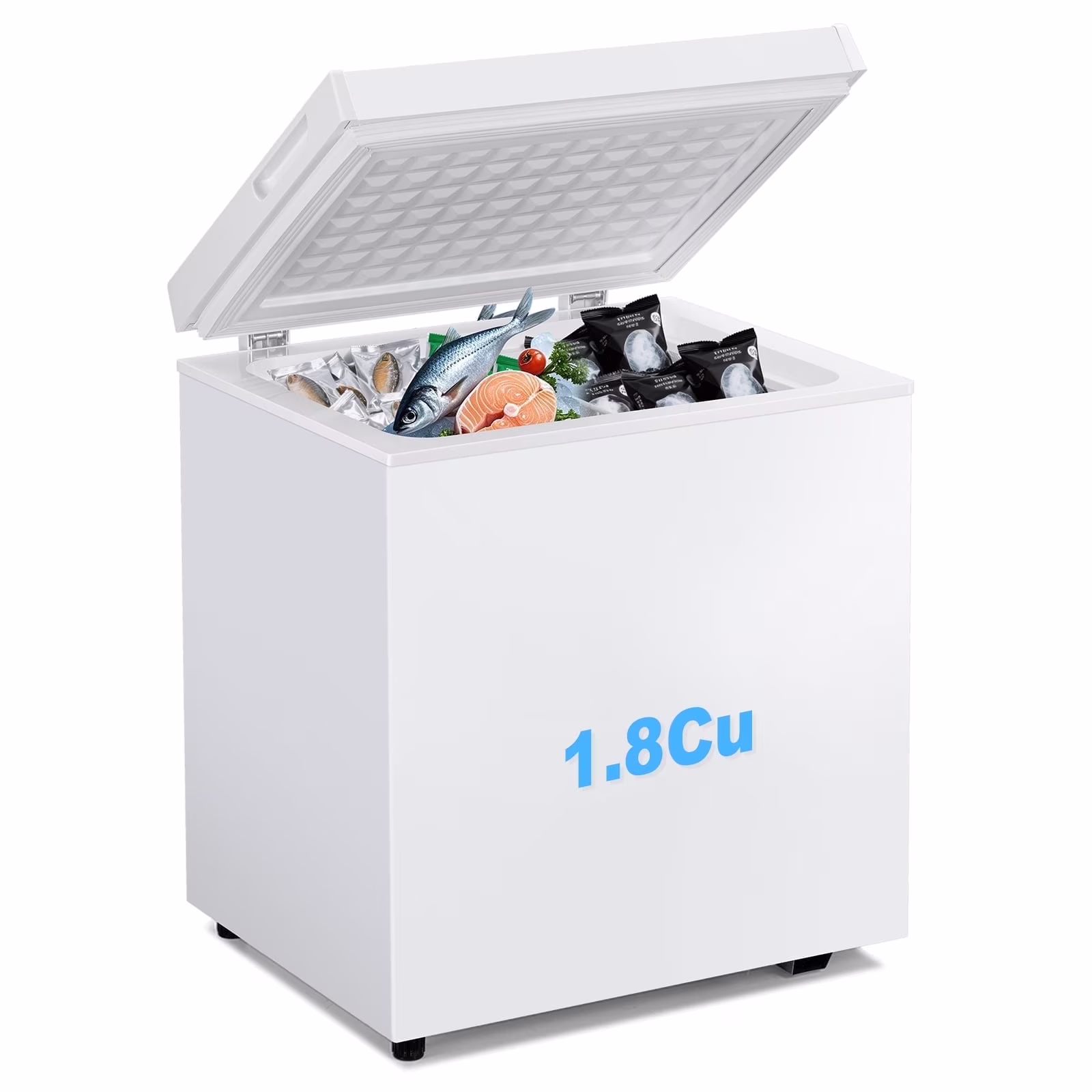 Dimedeal 1.8 Cu.ft Apartment, Dorm, Office Use Chest Freezer