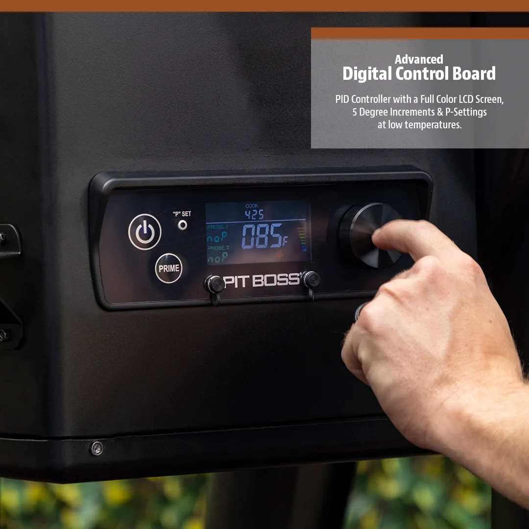 Pit Boss Lexington 500 Sq in Wood Fired Pellet Grill and Smoker �C Onyx Series