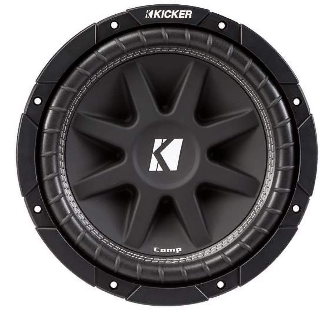 (2 pack) New Kicker 43C104 10-inch 300 Watts Max Power Single 4 Ohm Car Subwoofer