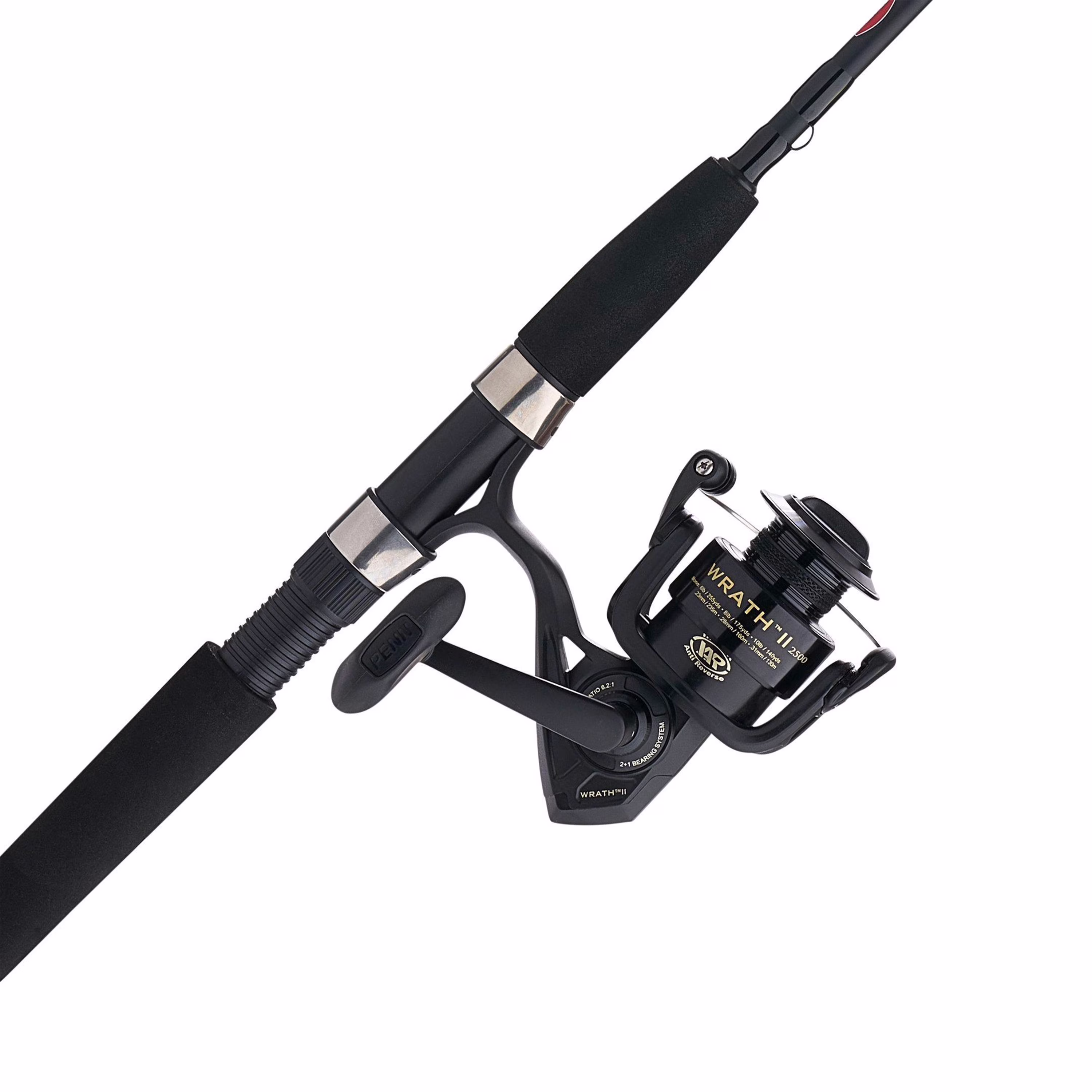 PENN Wrath® II Spinning Combo, 6'6