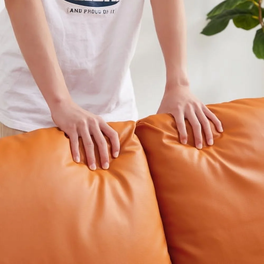 Leather Accent Chair,PU Leather Armchair Single Sofa Chair with Extra-Thick Padded Backrest and Seat Cushion,Living Room Chair with Metal Frame Extra-Large Lounge Chair for Living Room Bedroom,Gray