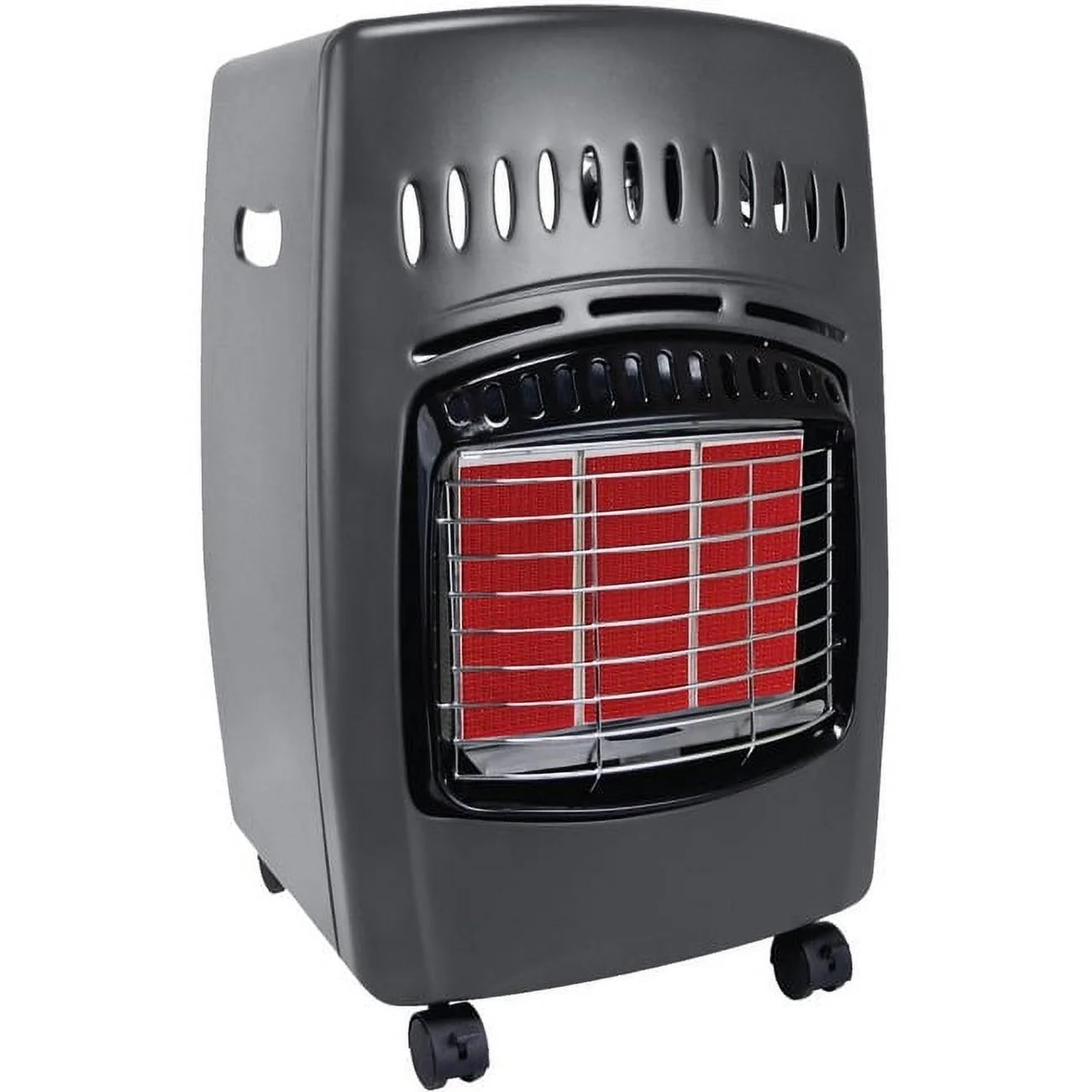 World Marketing Comfort Glow Propane(LP) Cabinet Heater - Piezo Ignition/Gray