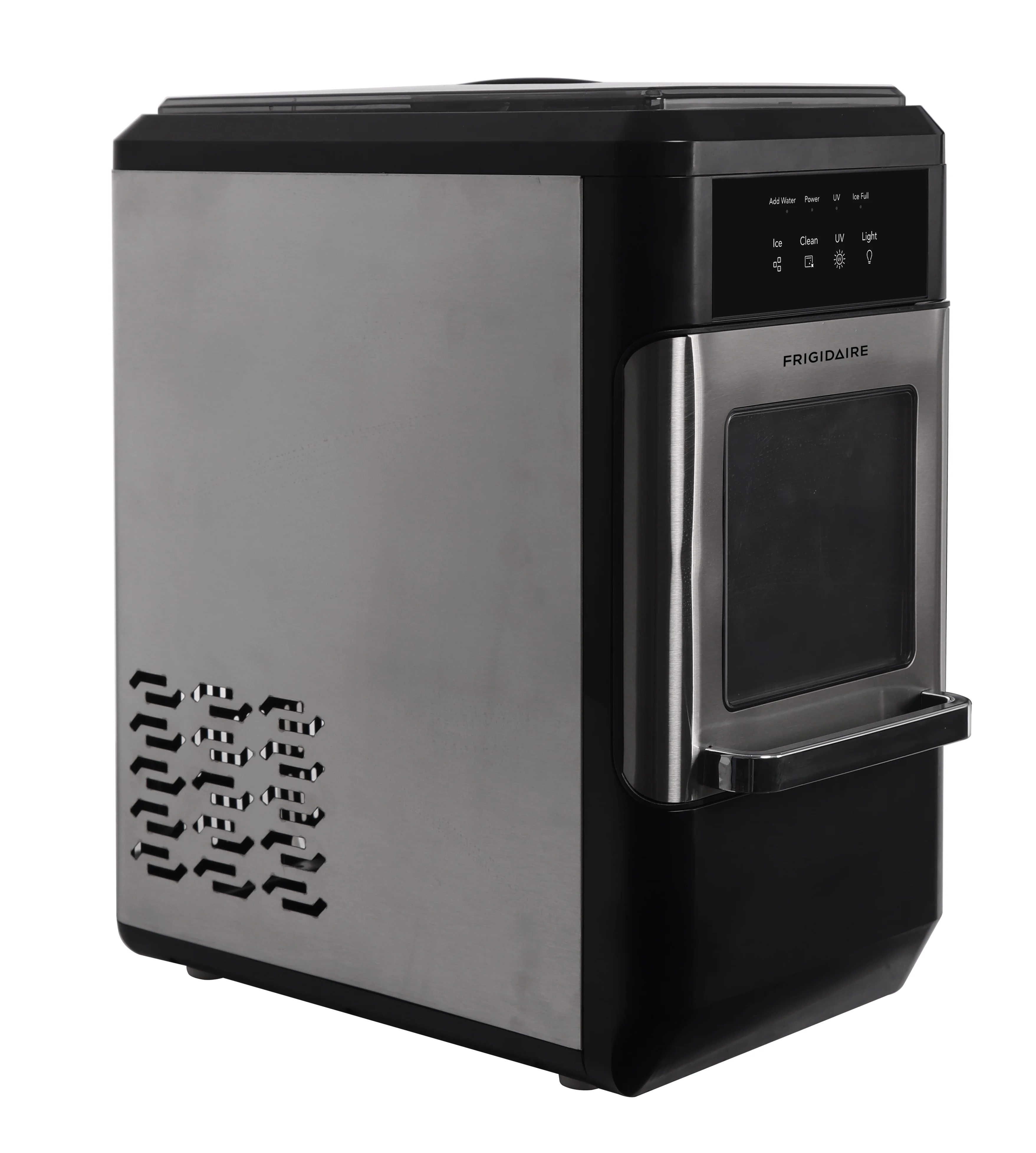 Frigidaire 44 lbs. Crunchy Chewable Nugget Ice Maker EFIC235, Stainless Steel