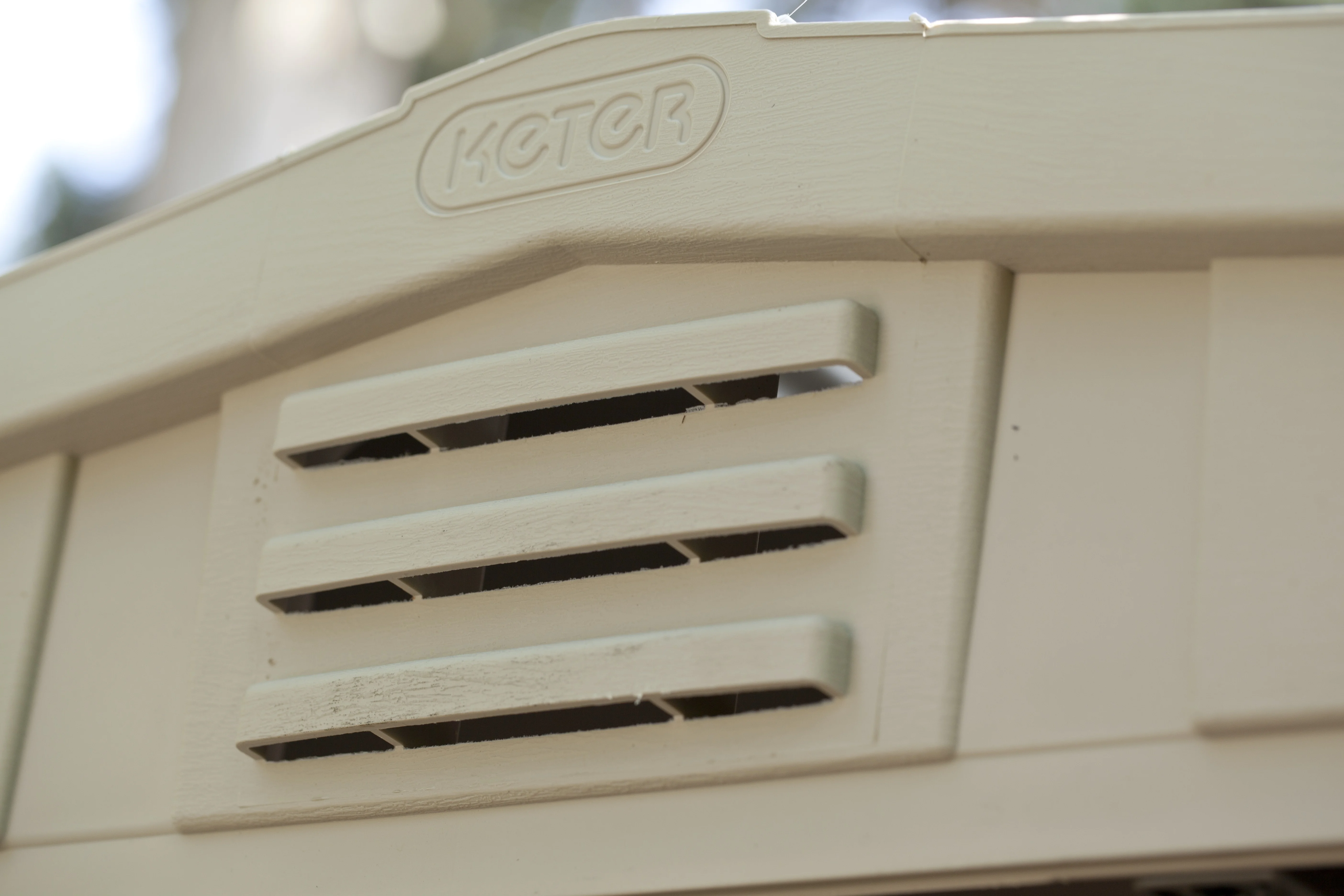 Keter Factor 8 x 11 Foot All Weather Resin Outdoor Storage Shed, Taupe