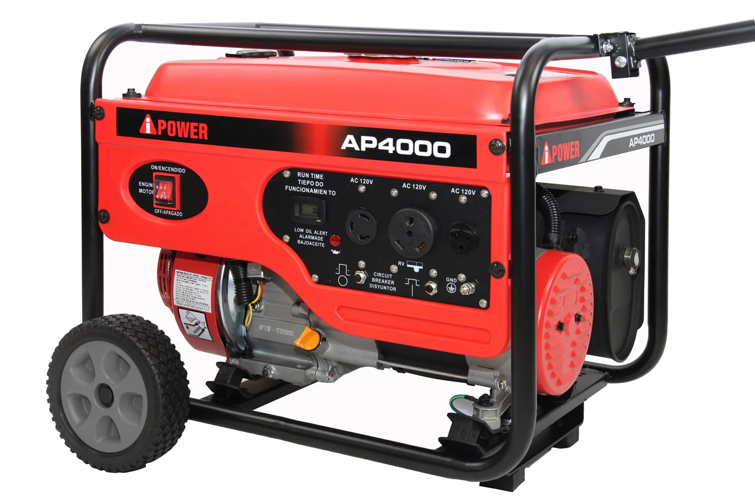 Ai Power 4000W Gasoline Generator With Wheel Kit