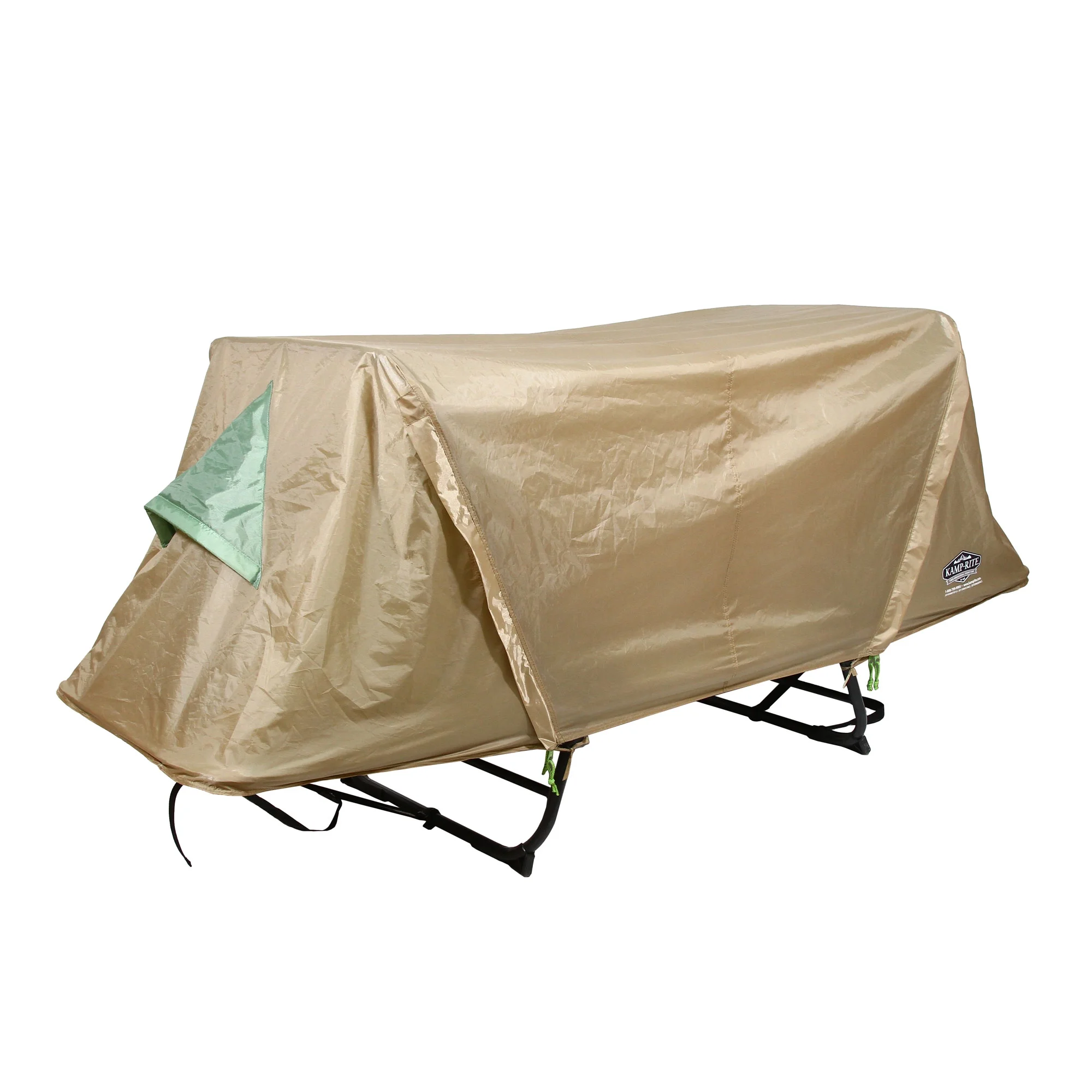 Kamp-Rite Original Portable Versatile Cot, Chair, & Tent, Green (2)