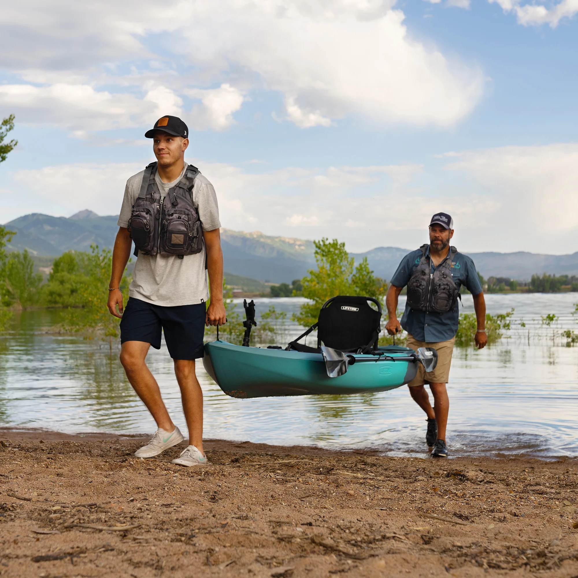 Lifetime Tamarack Pro 123 inch Sit-on-Top Kayak, Eclipse Fusion (91058)