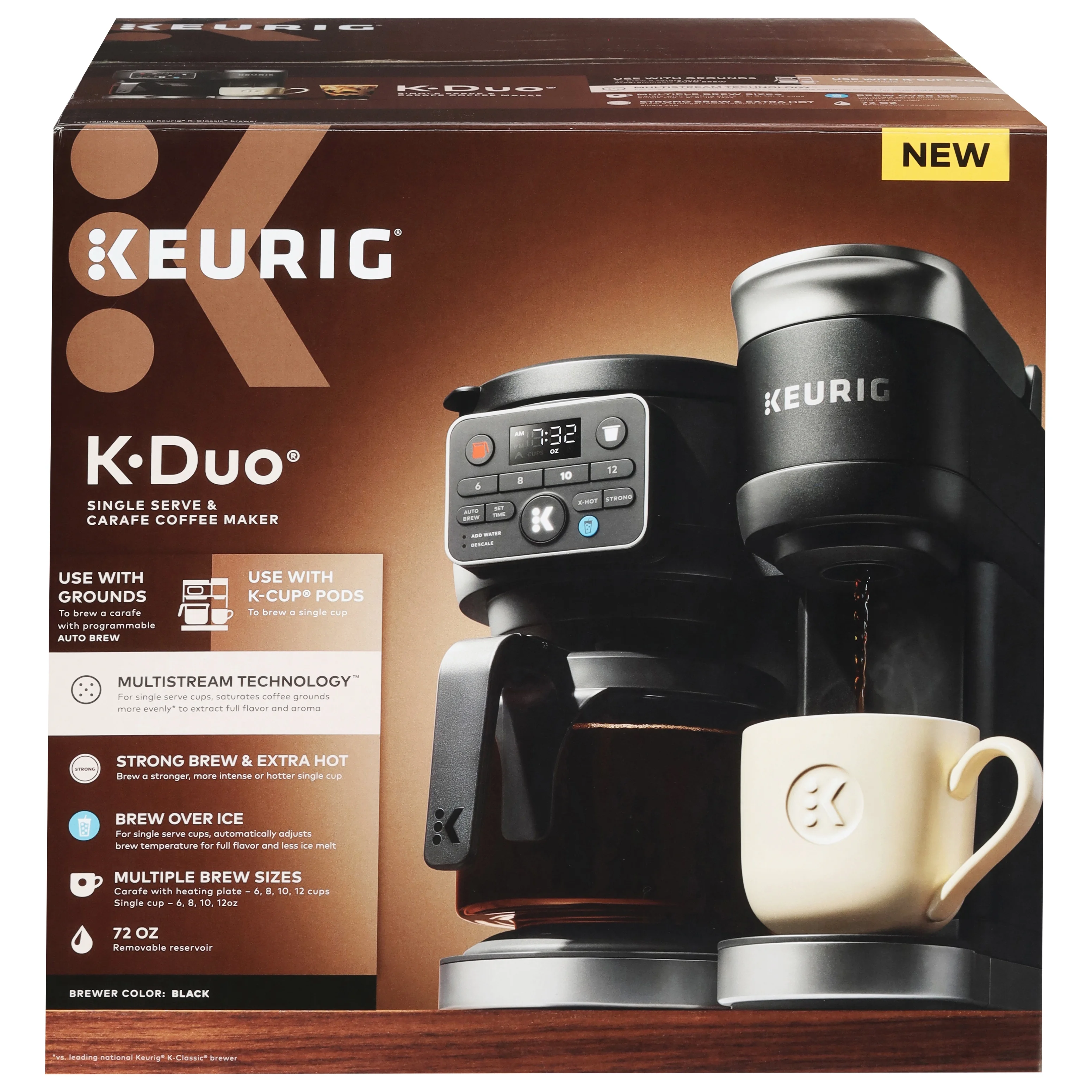 Keurig K-Duo Gen 2 Hot & Iced Single Serve & Carafe Coffee Maker
