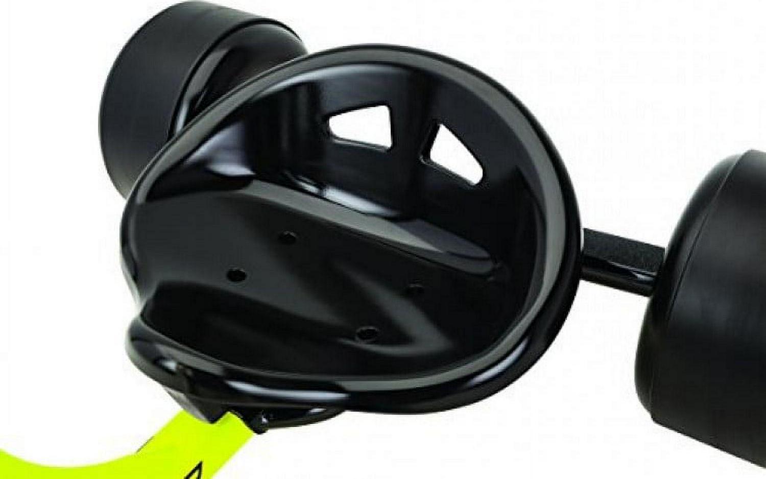 Razor DXT Drift Trike - Black/Yellow Steel Frame. 3-Wheeled Ride on Tricycle for Teens and Adults