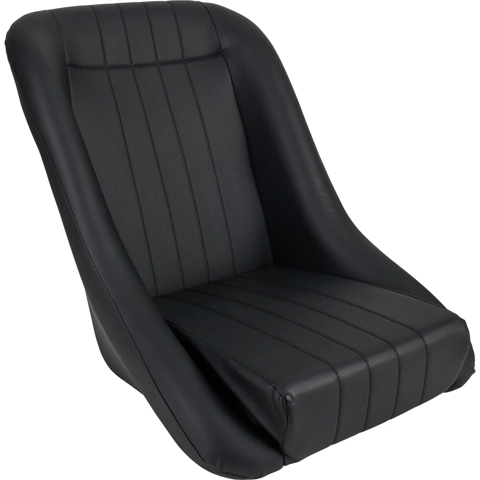 EMPI 62-2880-0 Low Back Roadster Style Seat, Black