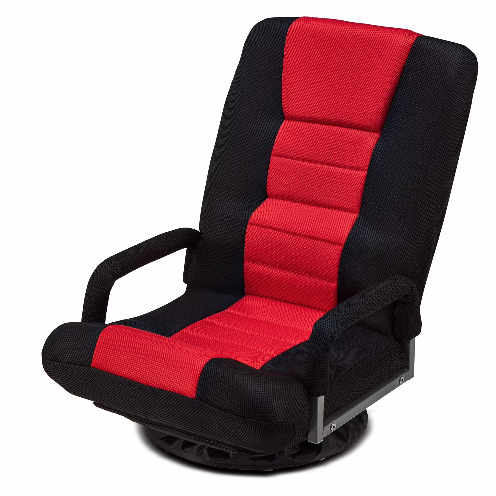 Avocahom Swivel Gaming Floor Chair w/ Armrest Handles, No Assembly gaming chair rocker, Folding Reclining Sofa w/6 Position Adjustable Backrest for Video Games, Watching TV, Reading,Blue