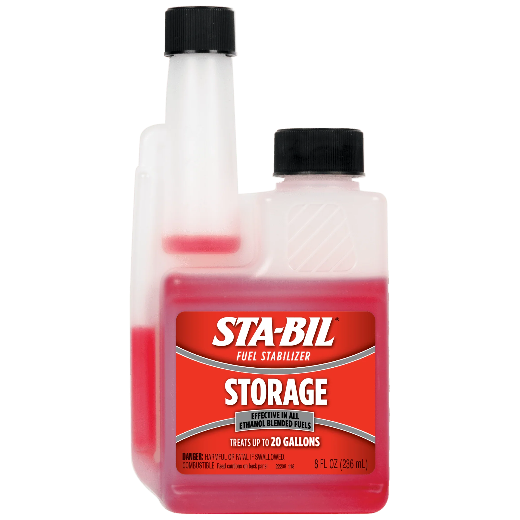 STA-BIL Storage Fuel Stabilizer - Keeps Fuel Fresh for 24 Months - Prevents Corrosion - Gasoline Treatment that Protects Fuel System - Fuel Saver - Treats 20 Gallons - 8 Fl. Oz.