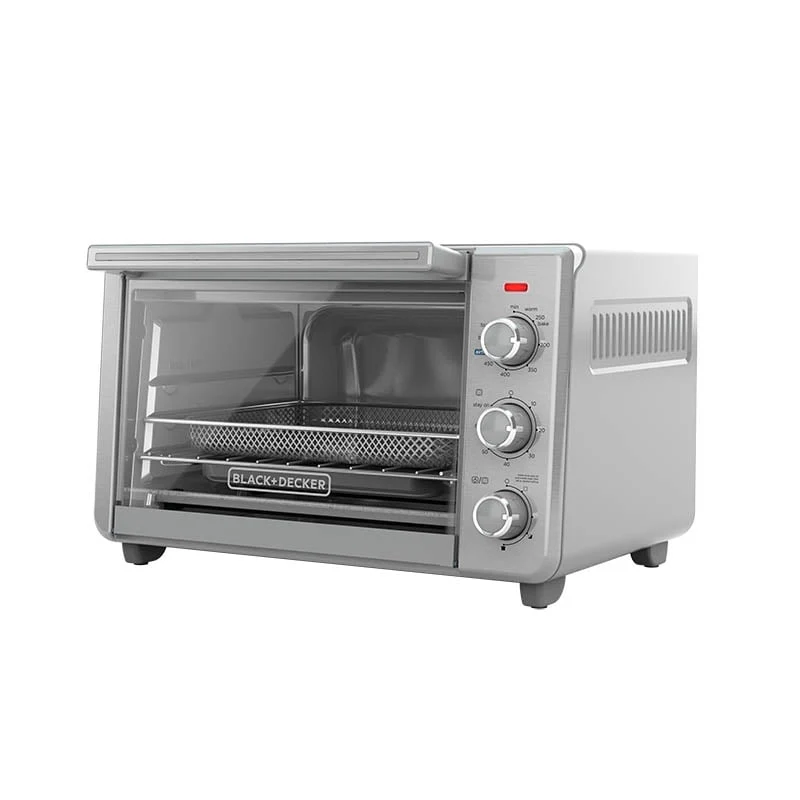 BLACK+DECKER 6-Slice Crisp 'N Bake Air Fry Toaster Oven, TO3217SS