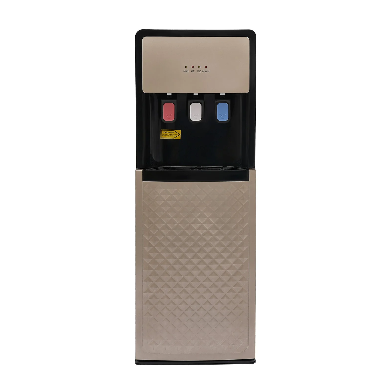 Champaign Gold 5 Gallon Water Dispenser, Bottom Loading Bottom Loading Hot Cold Water Cooler with 3 Temperature Settings, Ideal for Office, Home, Living Room